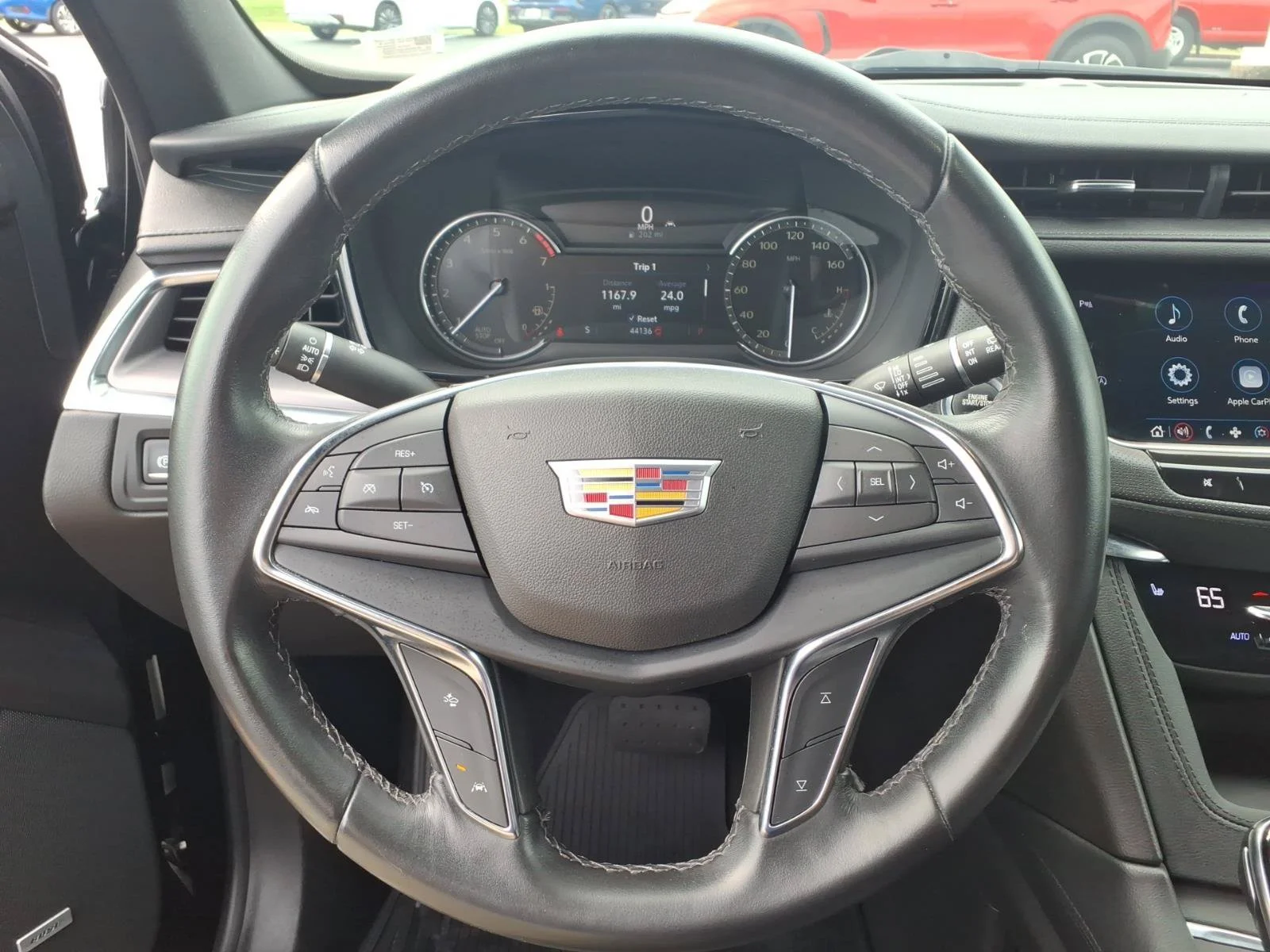 Used 2023 Stellar Black Metallic Cadillac FWD Luxury image 20