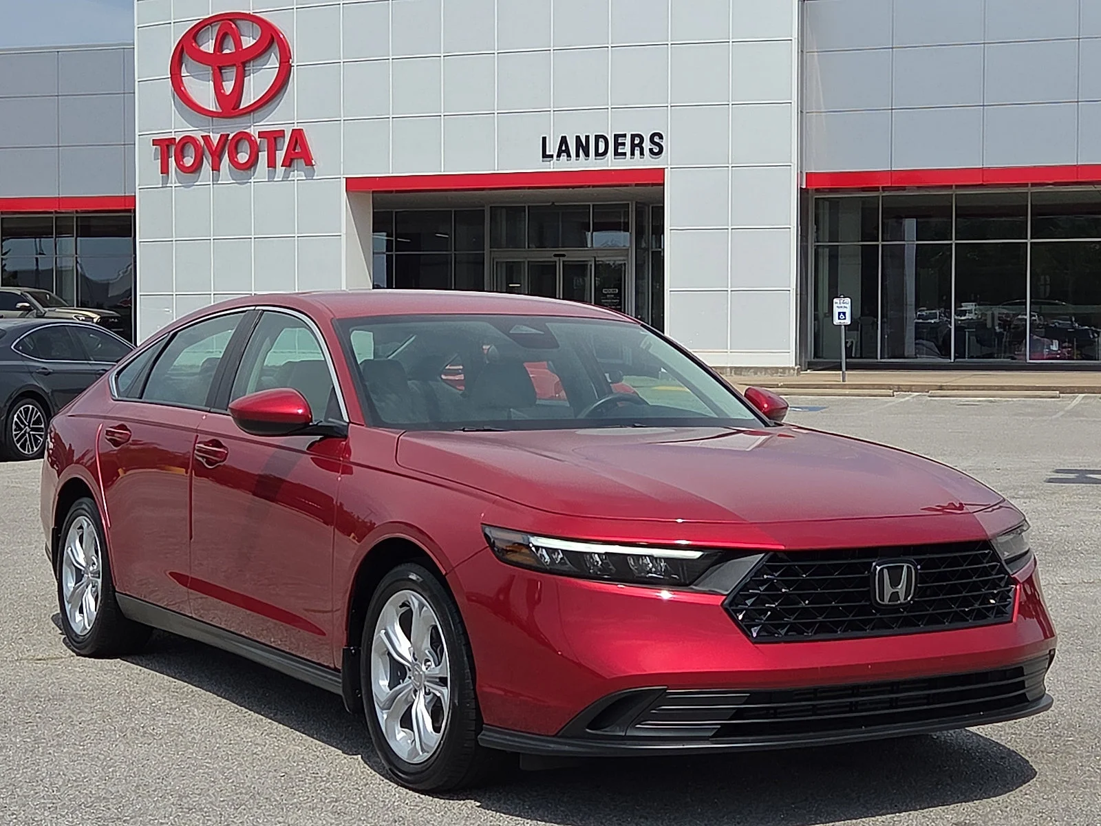 Used 2024 Radiant Red Metallic Honda LX image 1