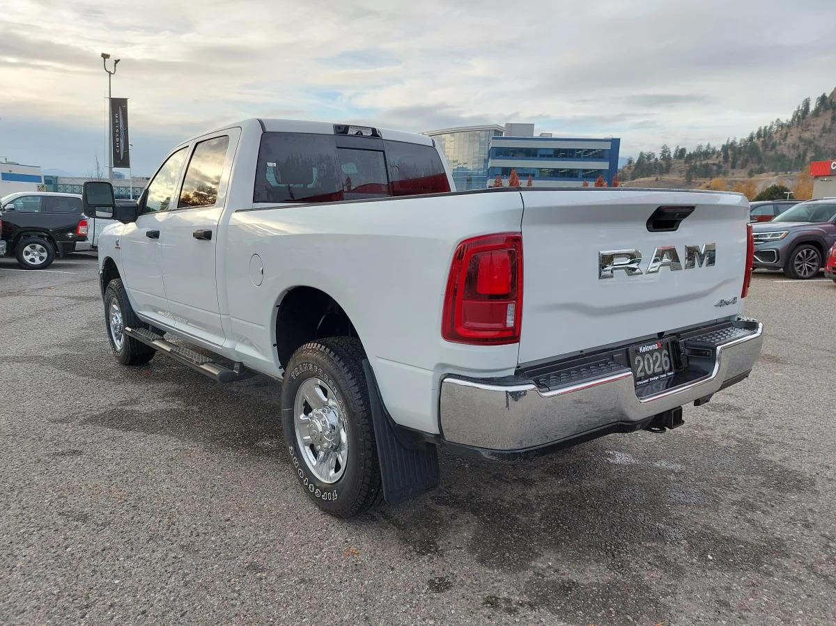 New 2026 White RAM Tradesman 4x4 Crew Cab 6