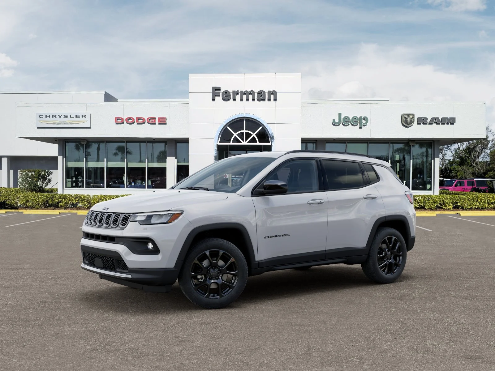 New 2026 Bright White Clear-Coat Exterior Paint Jeep Latitude image 32