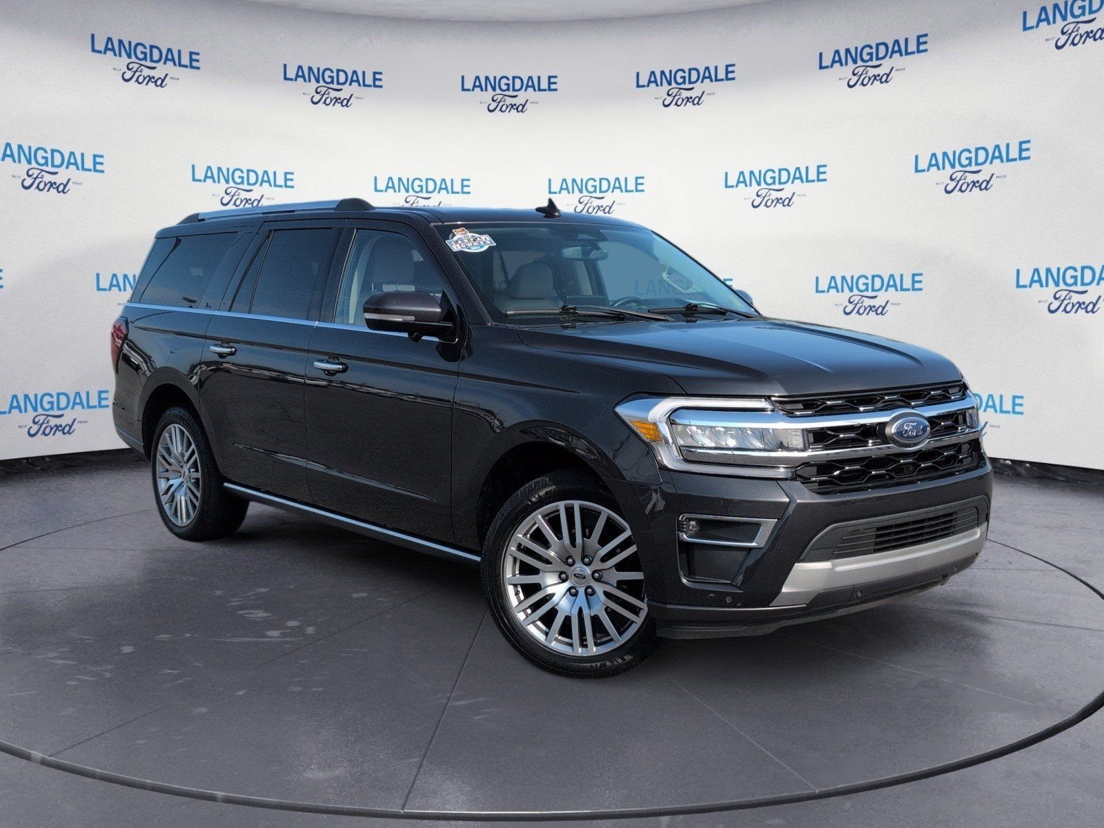 Used 2023 Dark Matter Metallic Ford Limited image 2