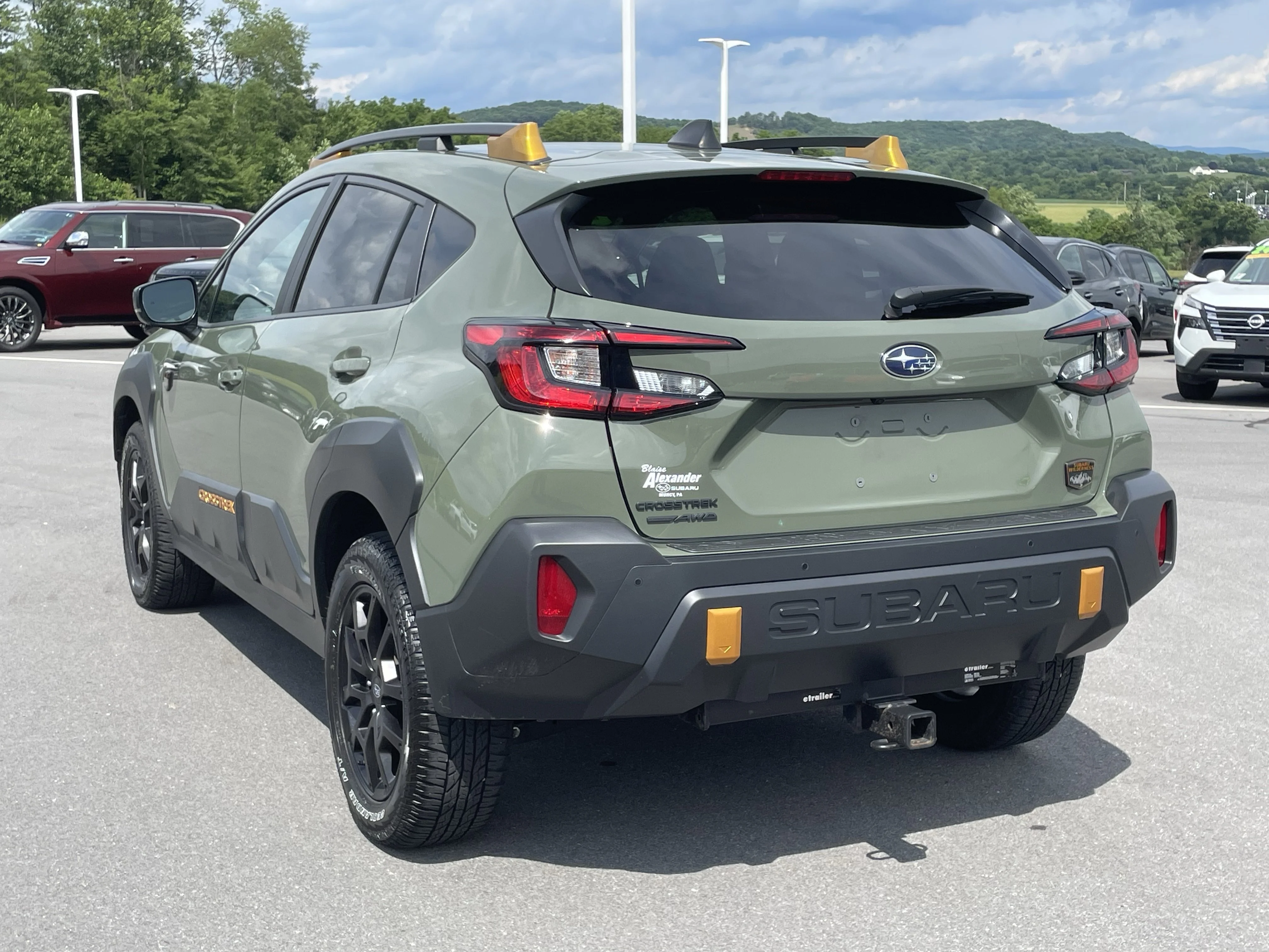 Used 2024 Alpine Green Subaru Wilderness image 6