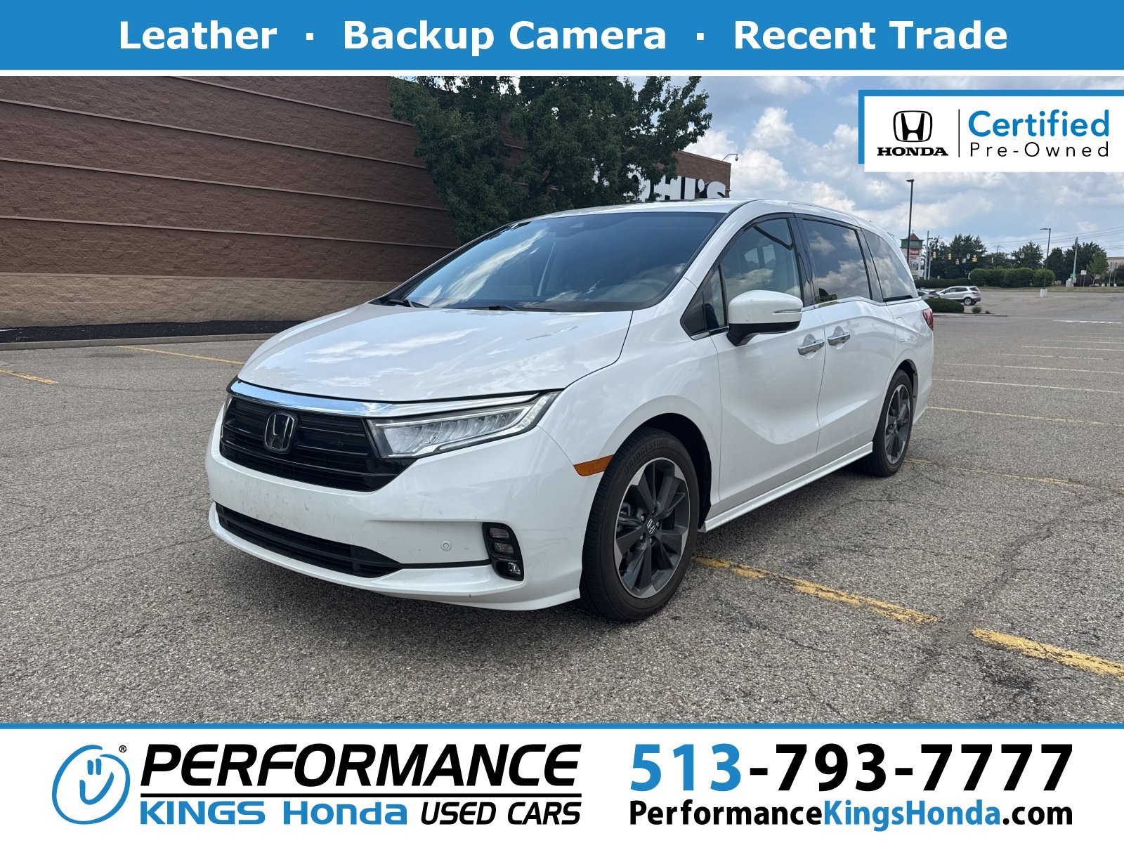 Certified Used 2023 Platinum White Pearl Honda Elite image 1