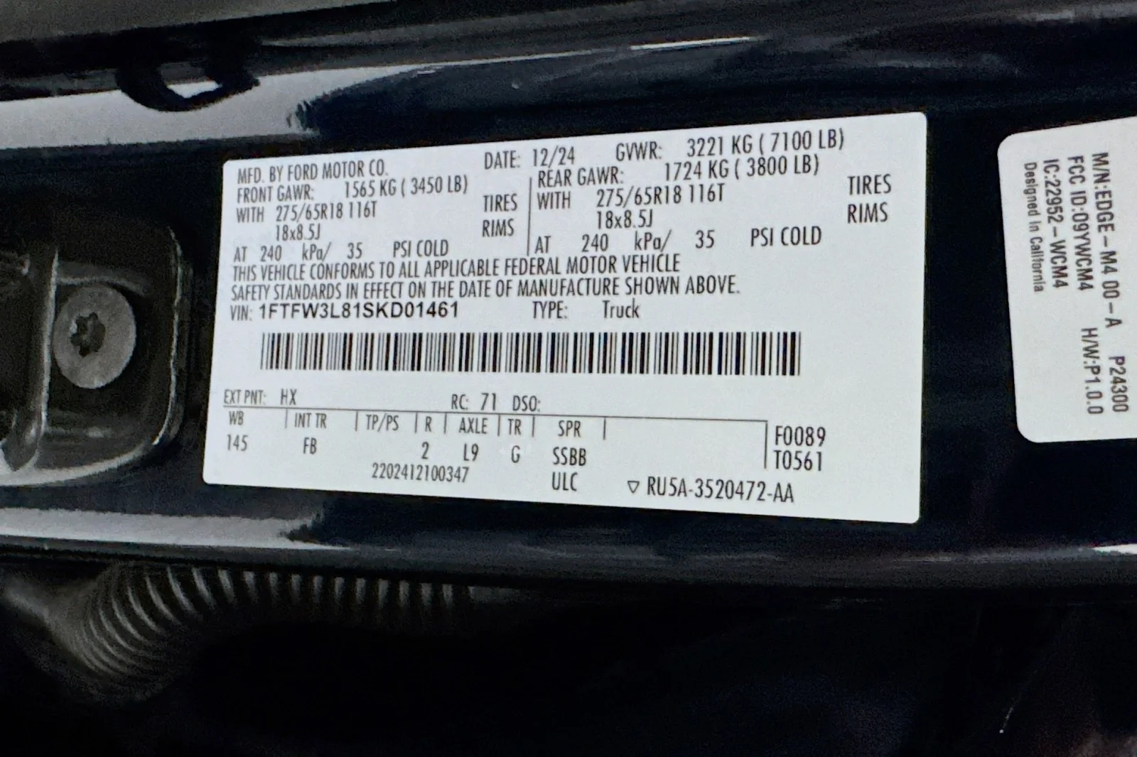 Used 2025 ANTIMATTER BLUE Ford XLT image 26