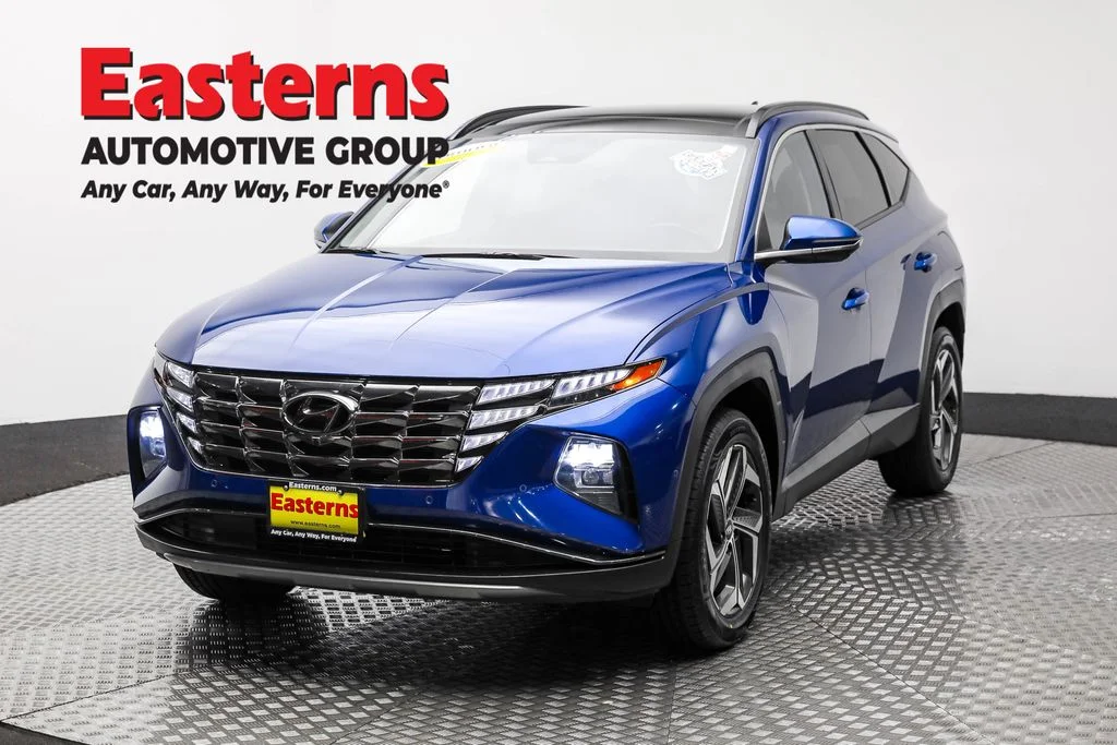 Used 2023 Blue Hyundai Limited image 1