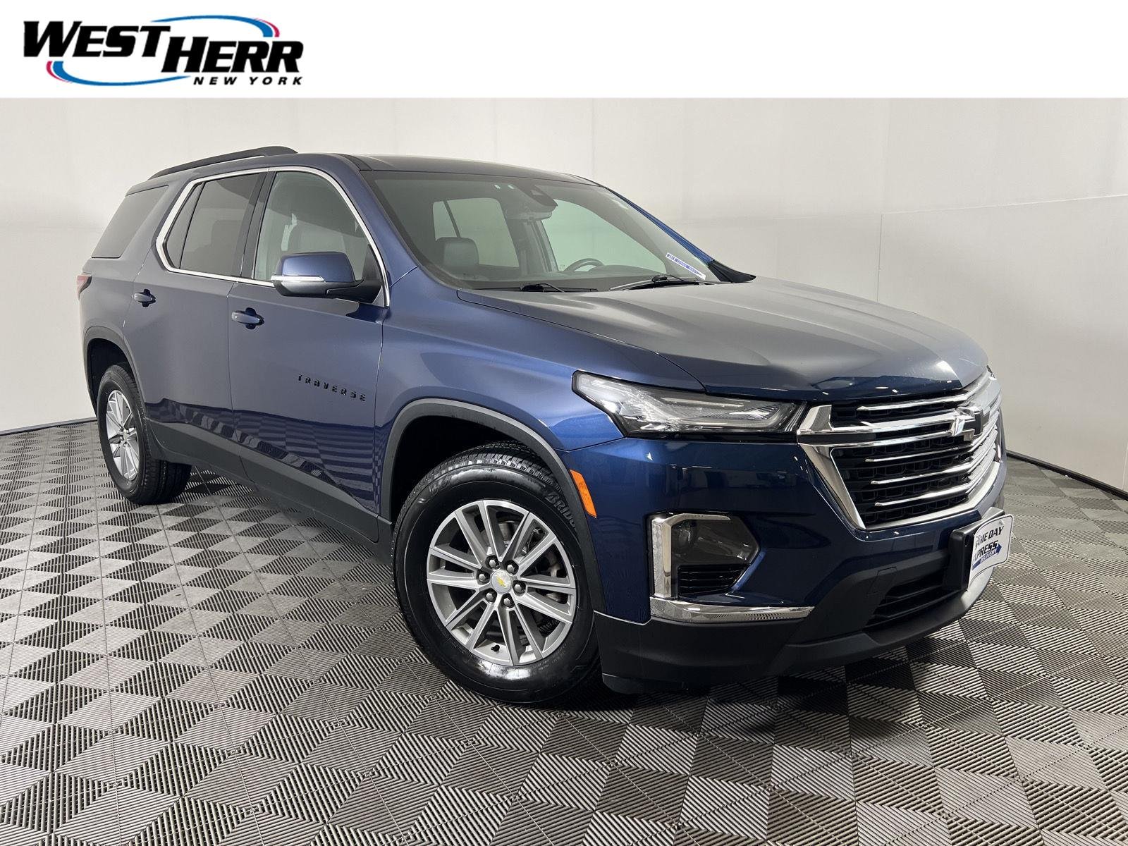 Used 2023 Blue Metallic Chevrolet LT Leather image 1