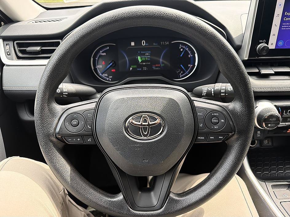 Used 2025 Midnight Black Metallic Toyota Hybrid XLE image 14
