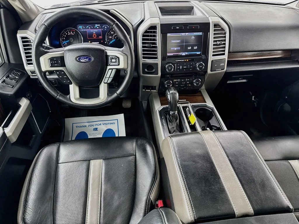 Used 2015 White Platinum Clearcoat Metallic Ford Lariat image 28