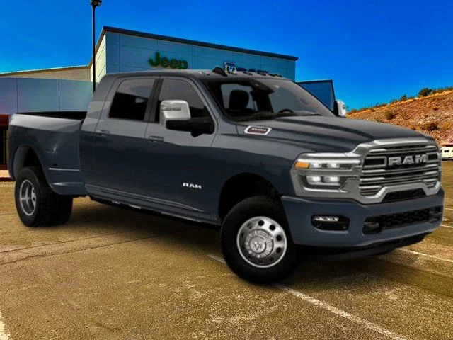 New 2026 Forged Blue Metallic Exterior Paint RAM Laramie image 2