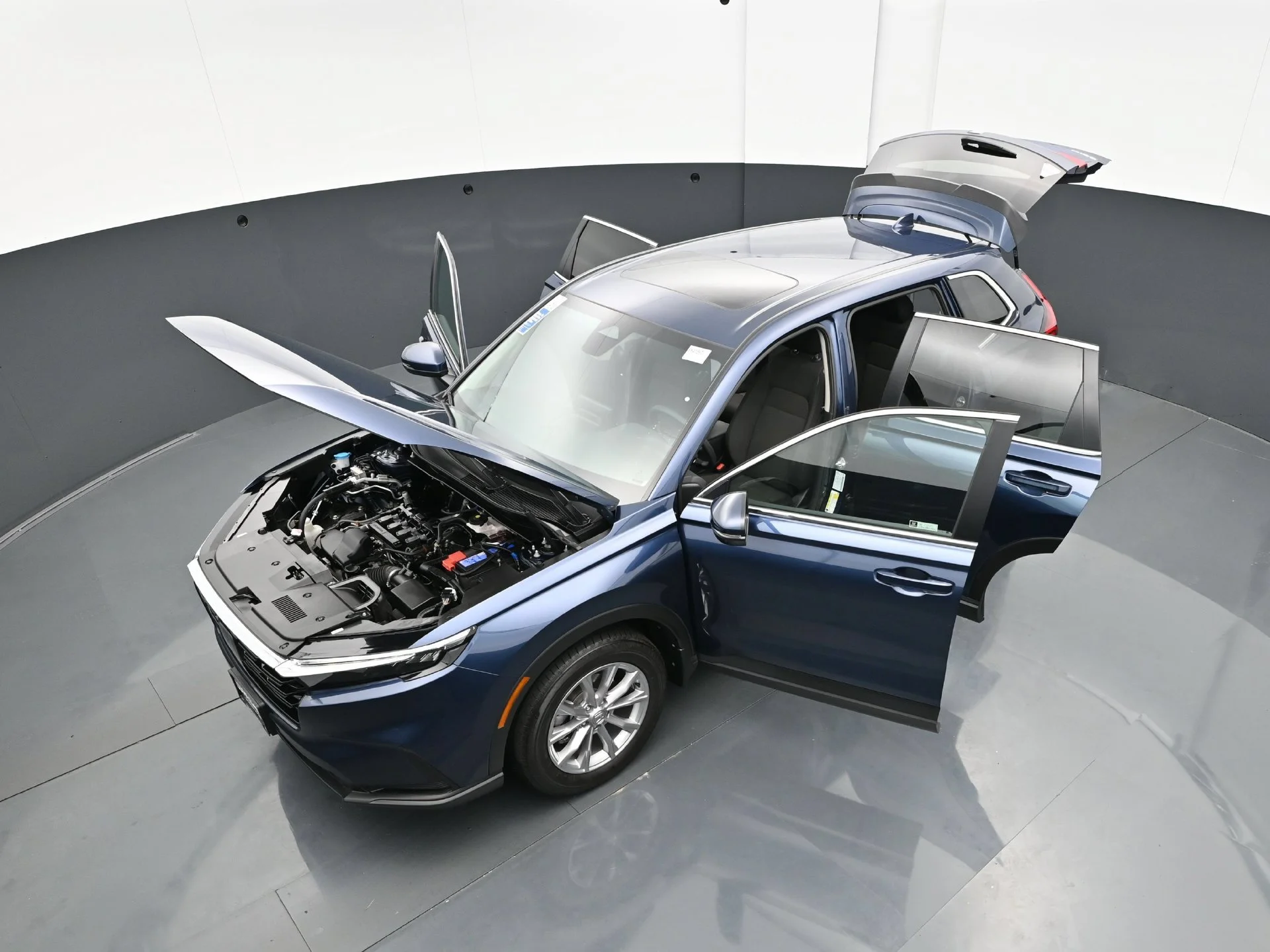 Used 2024 Blue Honda 5D WAGON EX AWD image 44