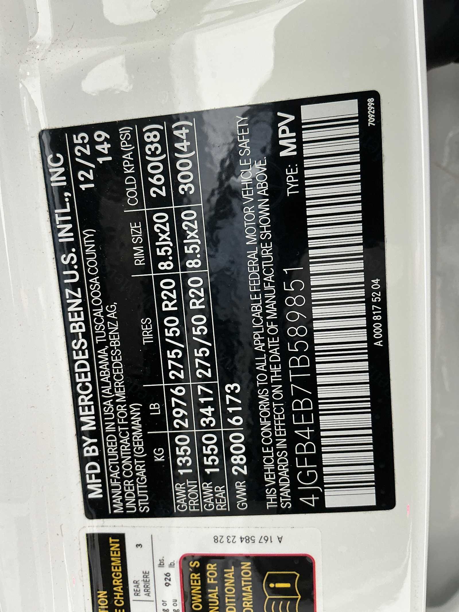 Certified Used 2026 Polar White Mercedes-Benz GLE 350 image 28