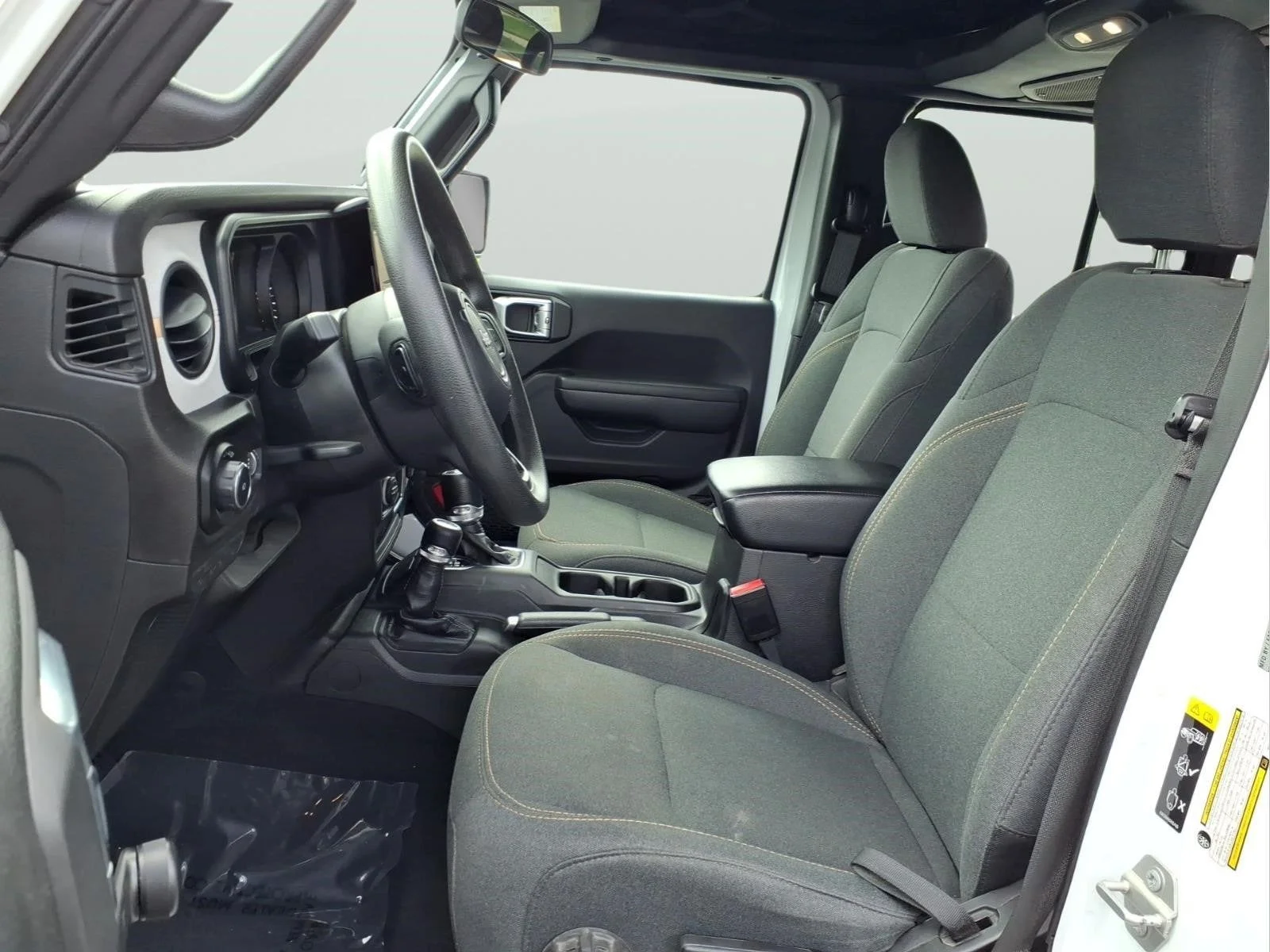 Used 2024 Bright White Clearcoat Jeep Sport image 14