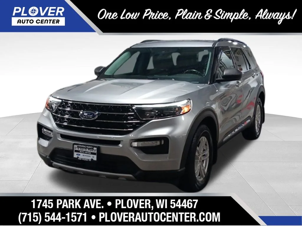 Used 2020 Iconic Silver Metallic Ford XLT image 1