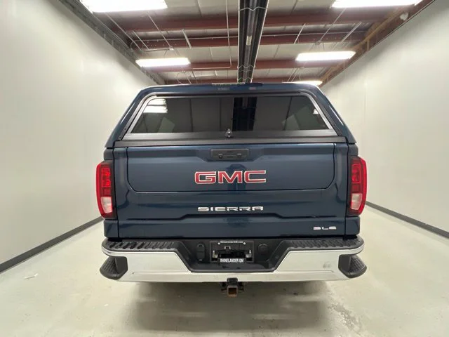 Used 2022 PACIFIC BLUE METALLIC GMC SLE image 2