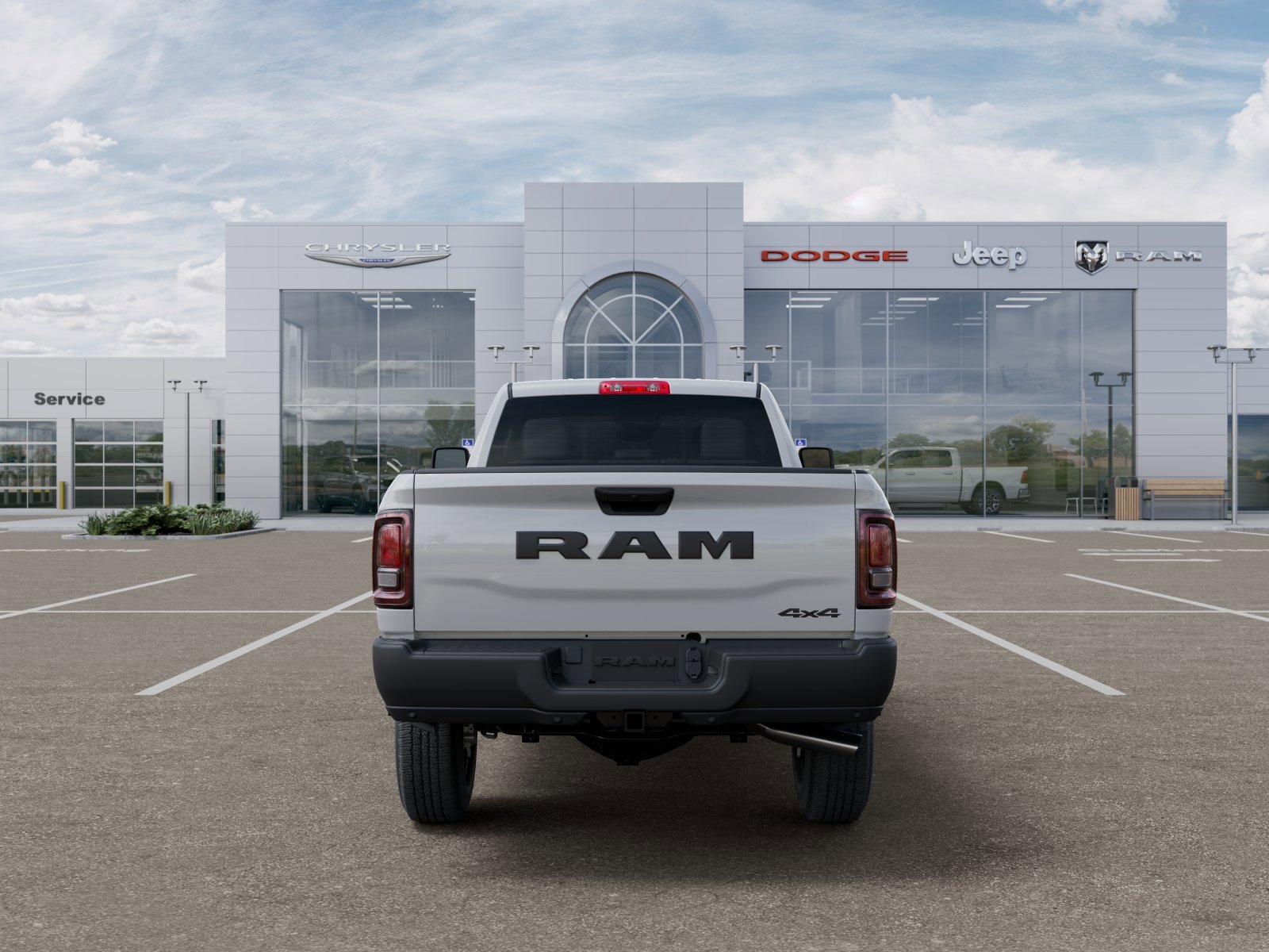 New 2026 Bright White Clear-Coat Exterior Paint RAM Tradesman image 7