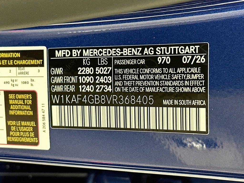 New 2027 Starling Blue Metallic Mercedes-Benz C 300 image 66