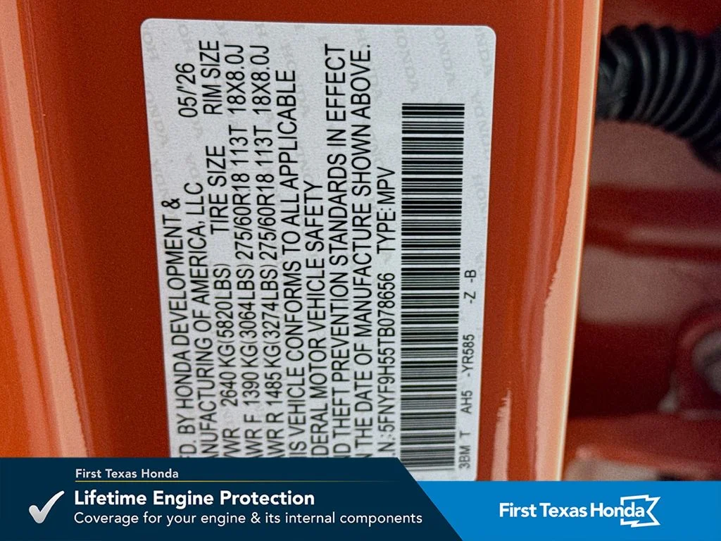 New 2026 Sunset Orange Honda TrailSport Blackout image 43