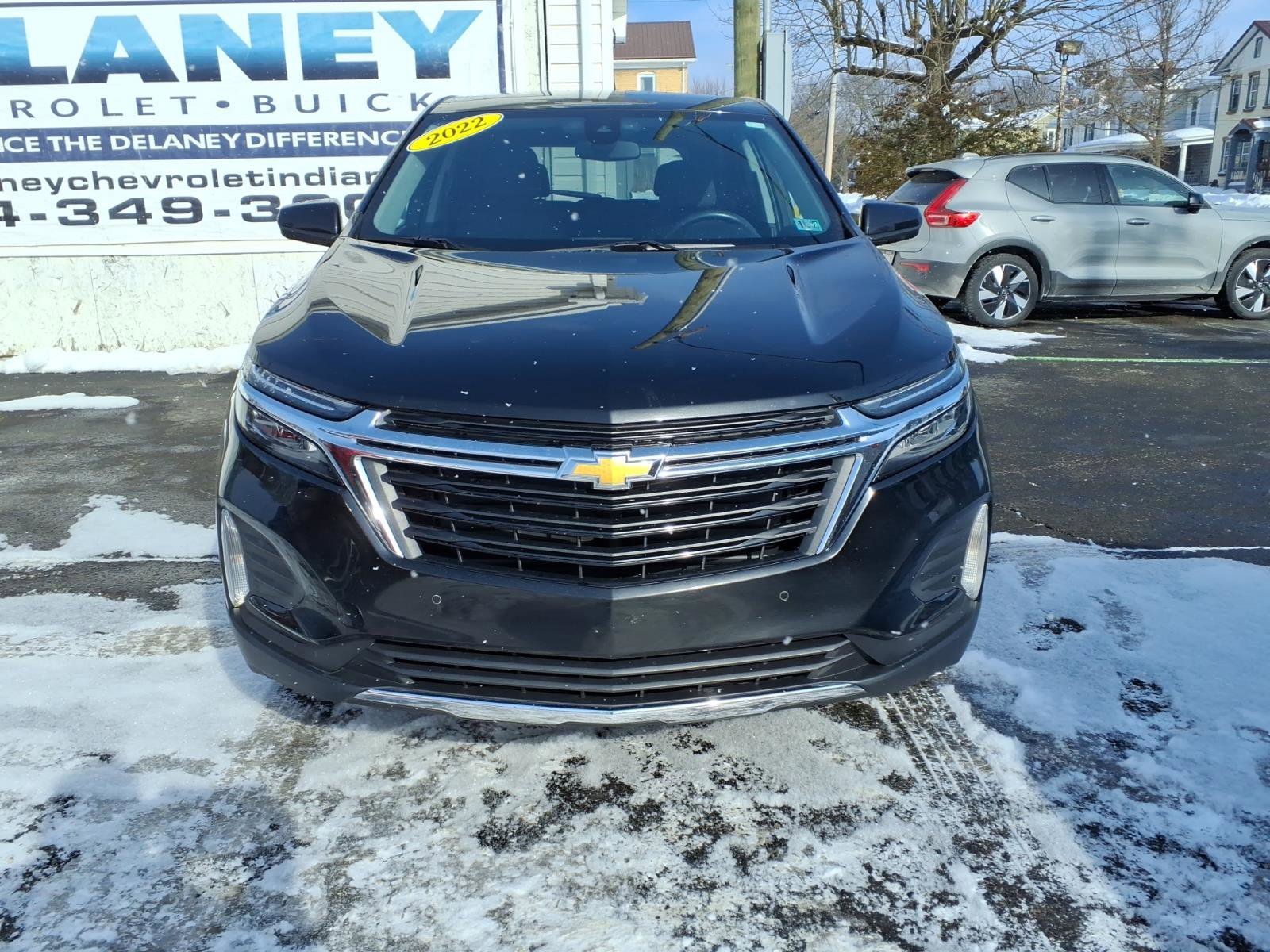 Used 2022 Chevrolet Equinox LT with VIN 3GNAXUEV0NL113458 for sale in Indiana, PA