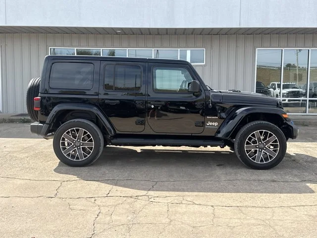 Used 2023 Black Jeep Sahara 4xe image 2