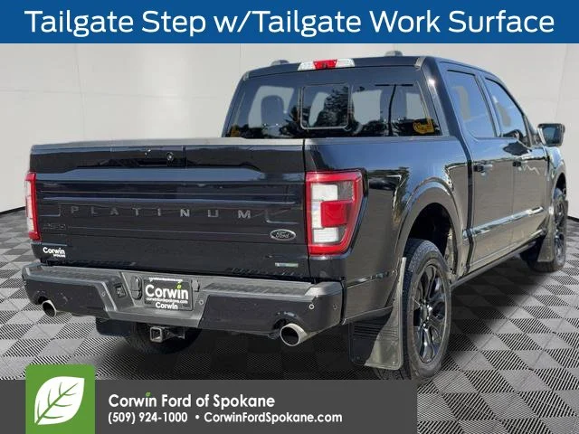 Certified Used 2023 Agate Black Metallic Ford Platinum image 17