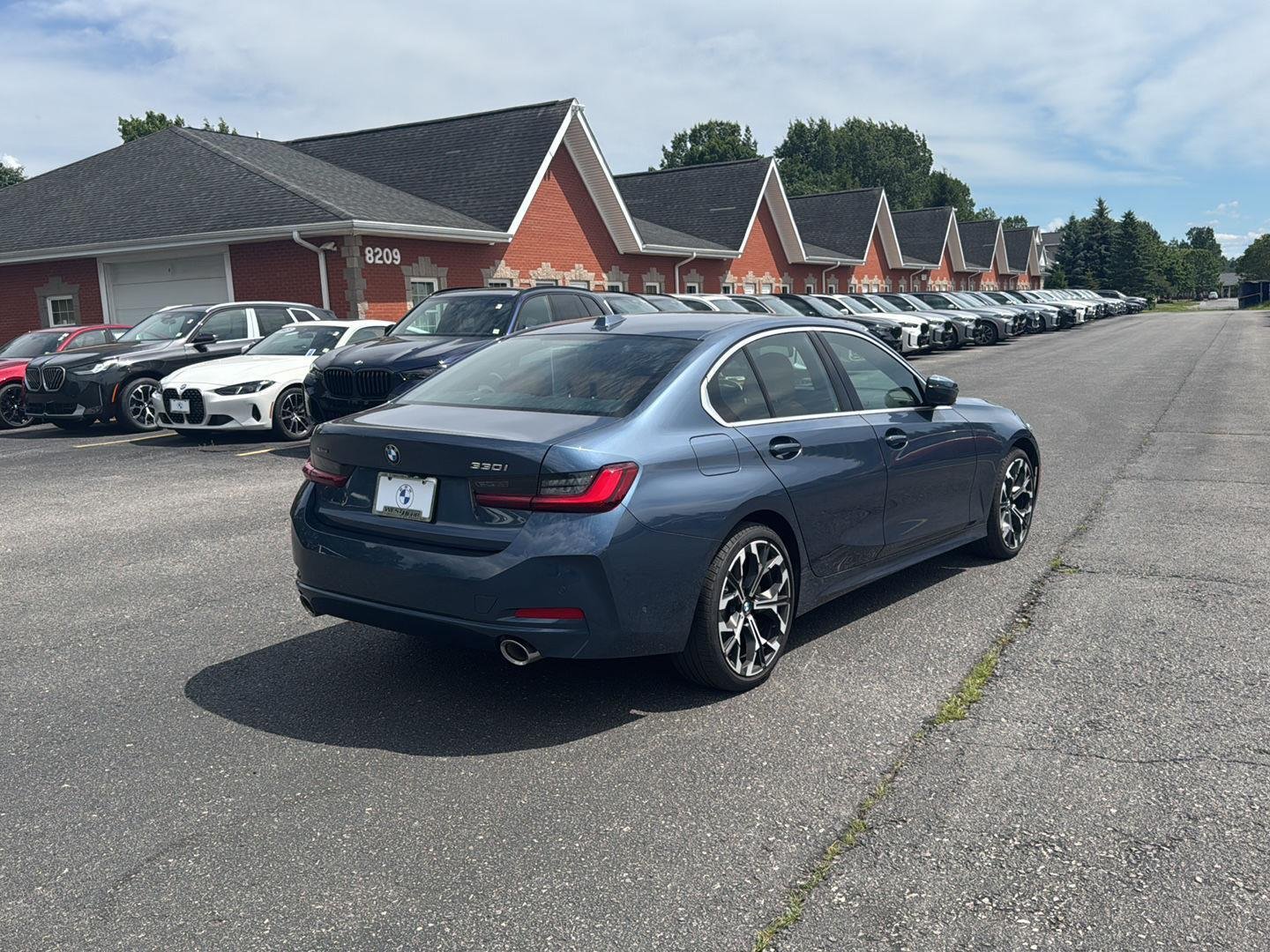 Used 2025 Arctic Race Blue Metallic BMW 330i xDrive image 3