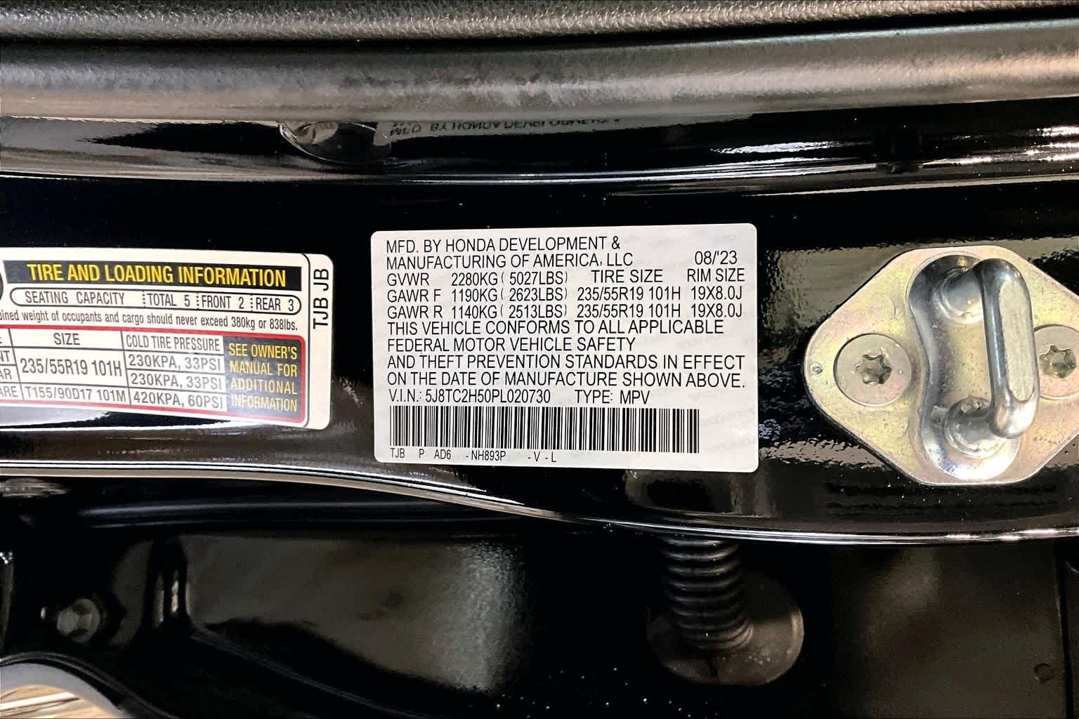 Used 2023 Majestic Black Pearl Acura w/Technology Package image 34