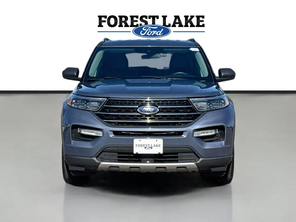 Used 2021 Ford Explorer XLT with VIN 1FMSK8DH5MGB87729 for sale in Forest Lake, Minnesota