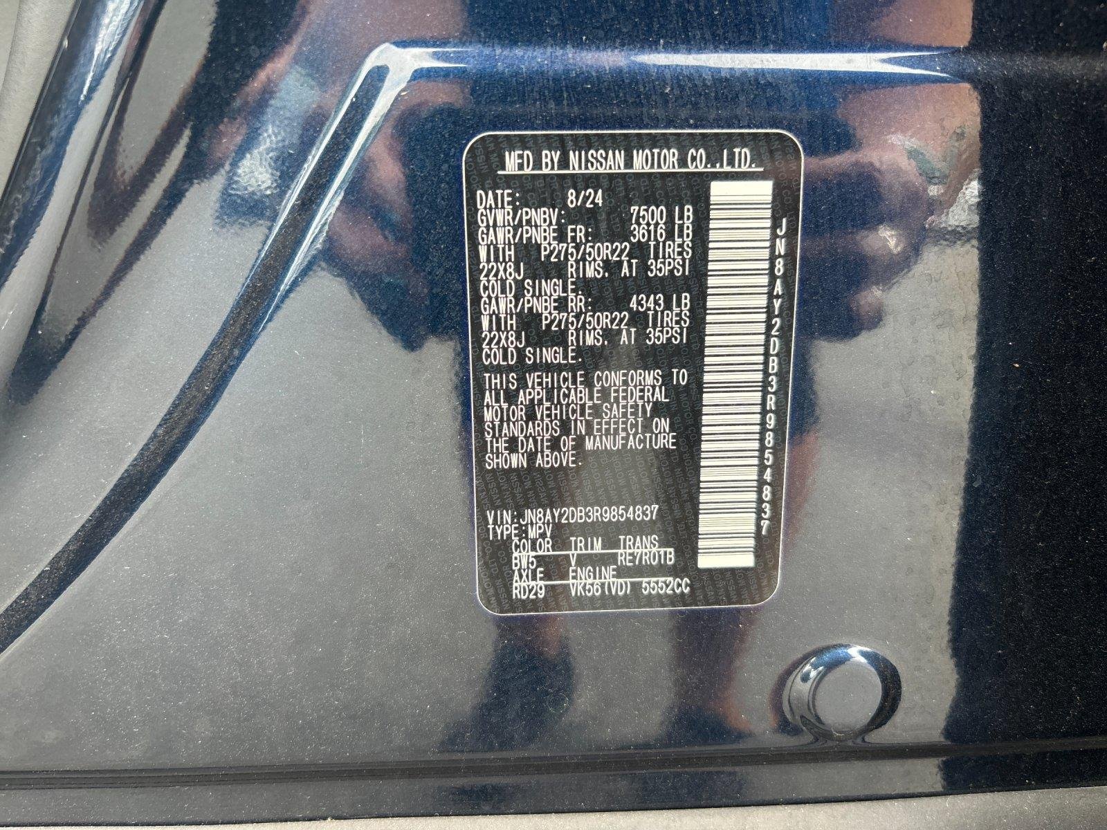 Used 2024 Hermosa Blue Pearl Nissan Platinum image 12