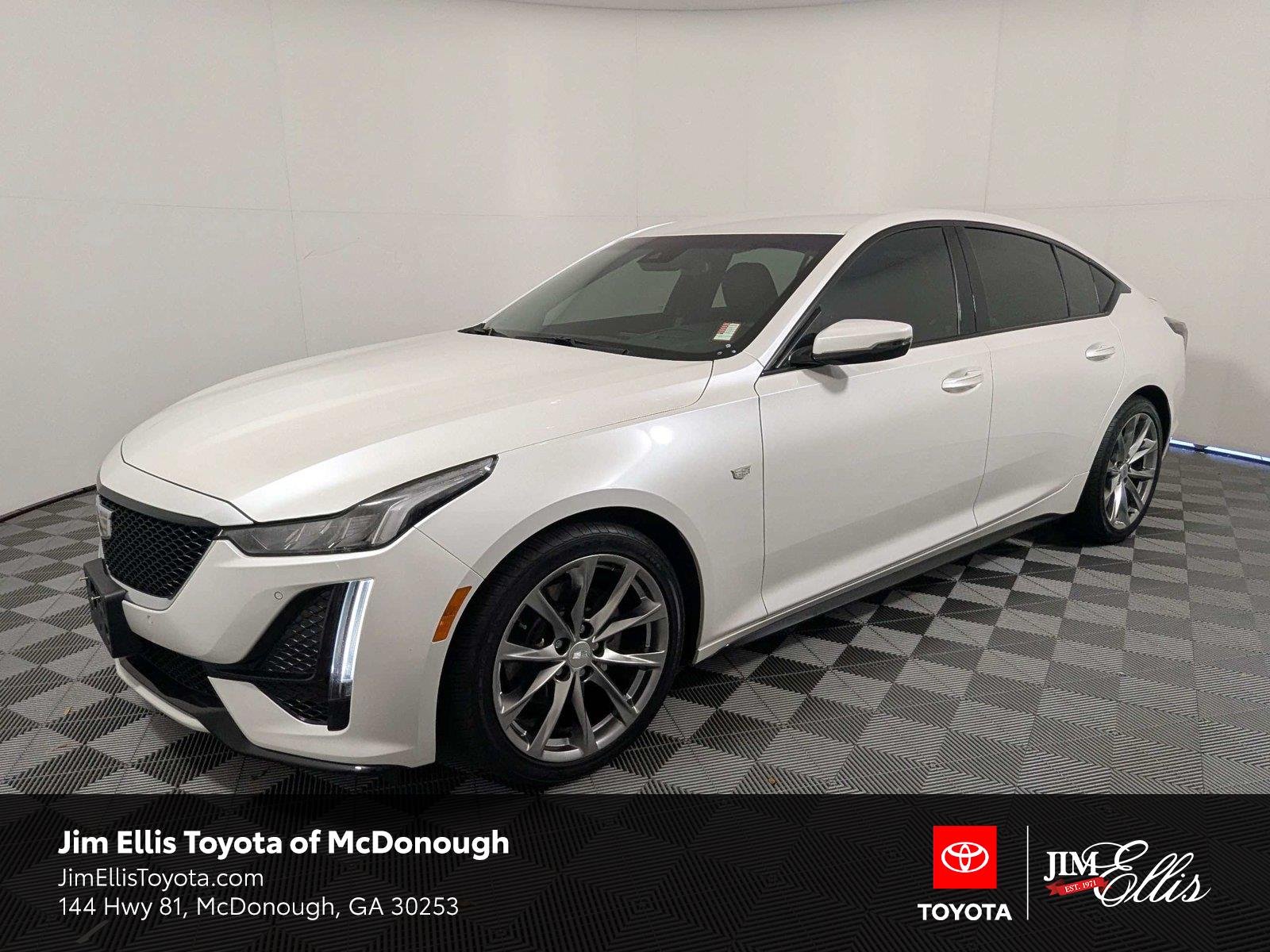 Used 2022 Summit White Cadillac Sport image 1