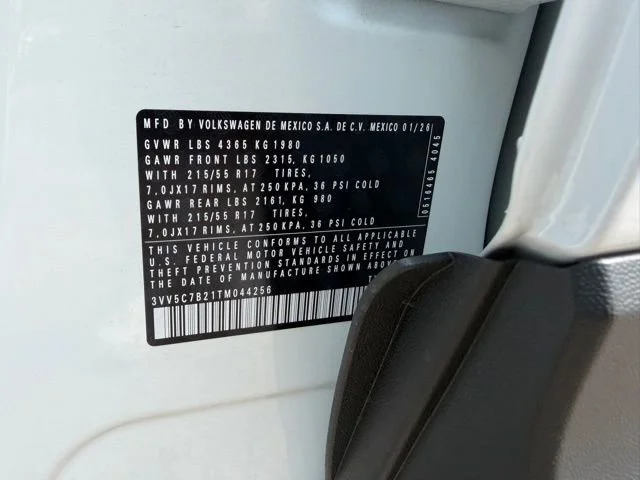 New 2026 Pure White Volkswagen S image 25