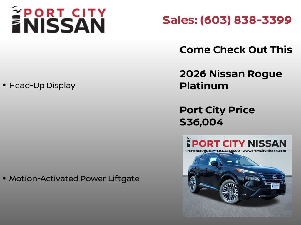 New 2026 Super Black Nissan Platinum image 12
