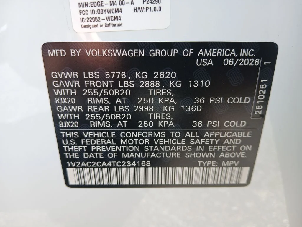 New 2026 White Volkswagen SEL R-Line Black image 30