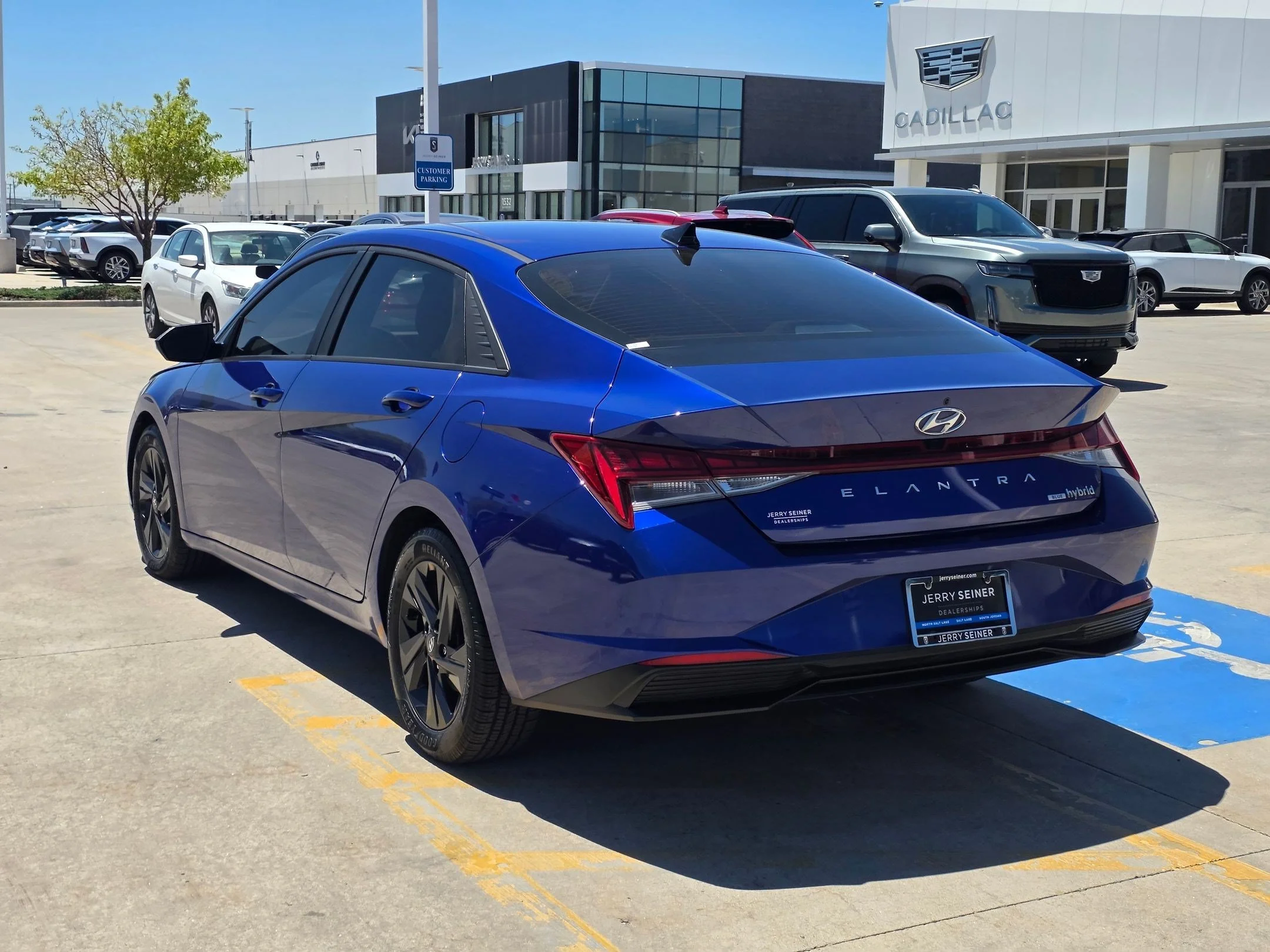 Used 2023 Intense Blue Hyundai Blue image 3