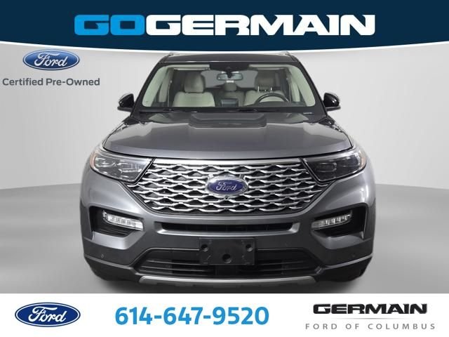 Certified Used 2022 Carbonized Gray Metallic Ford Platinum image 2
