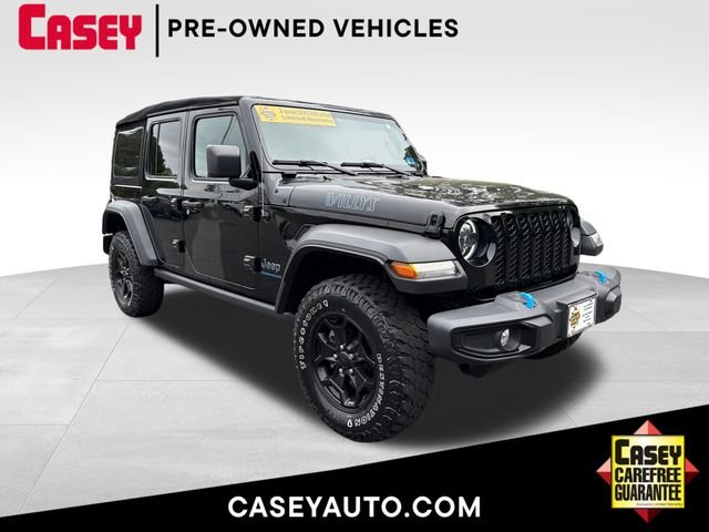Used 2023 Black Clearcoat Jeep Willys 4xe image 1