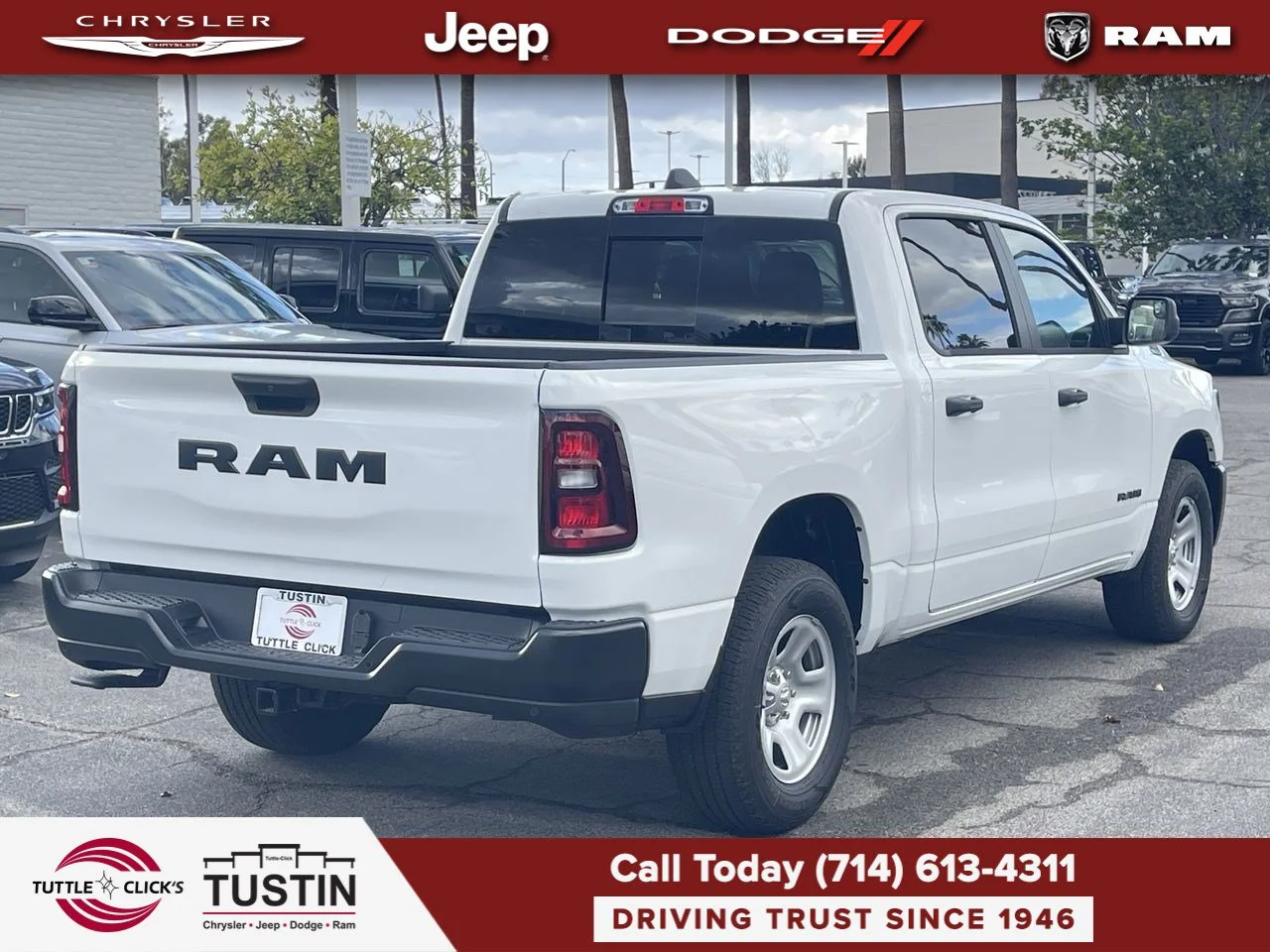 New 2027 Bright White Clear-Coat Exterior Paint RAM Tradesman image 12