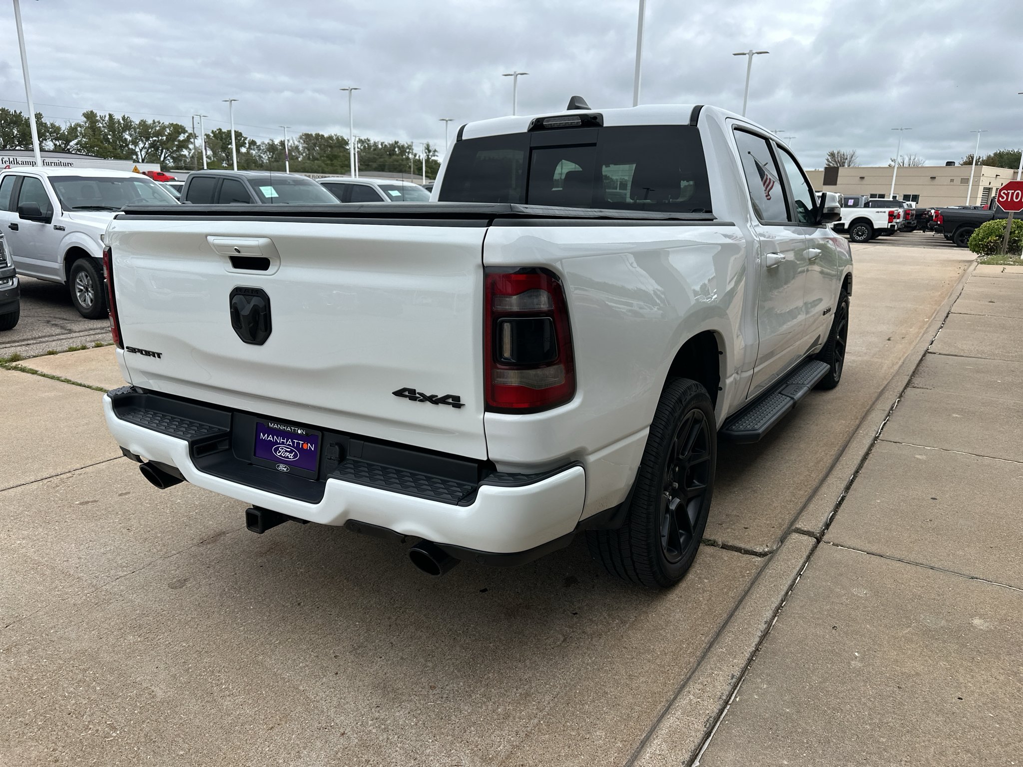 Used 2021 Bright White Ram Sport image 36