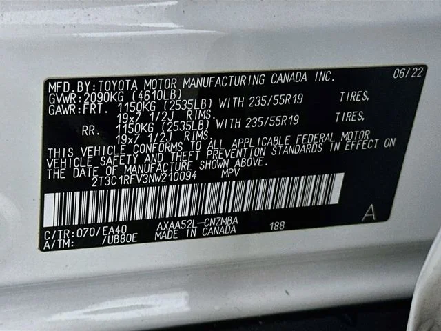Certified Pre-Owned 2022 Toyota RAV4 XLE Premium