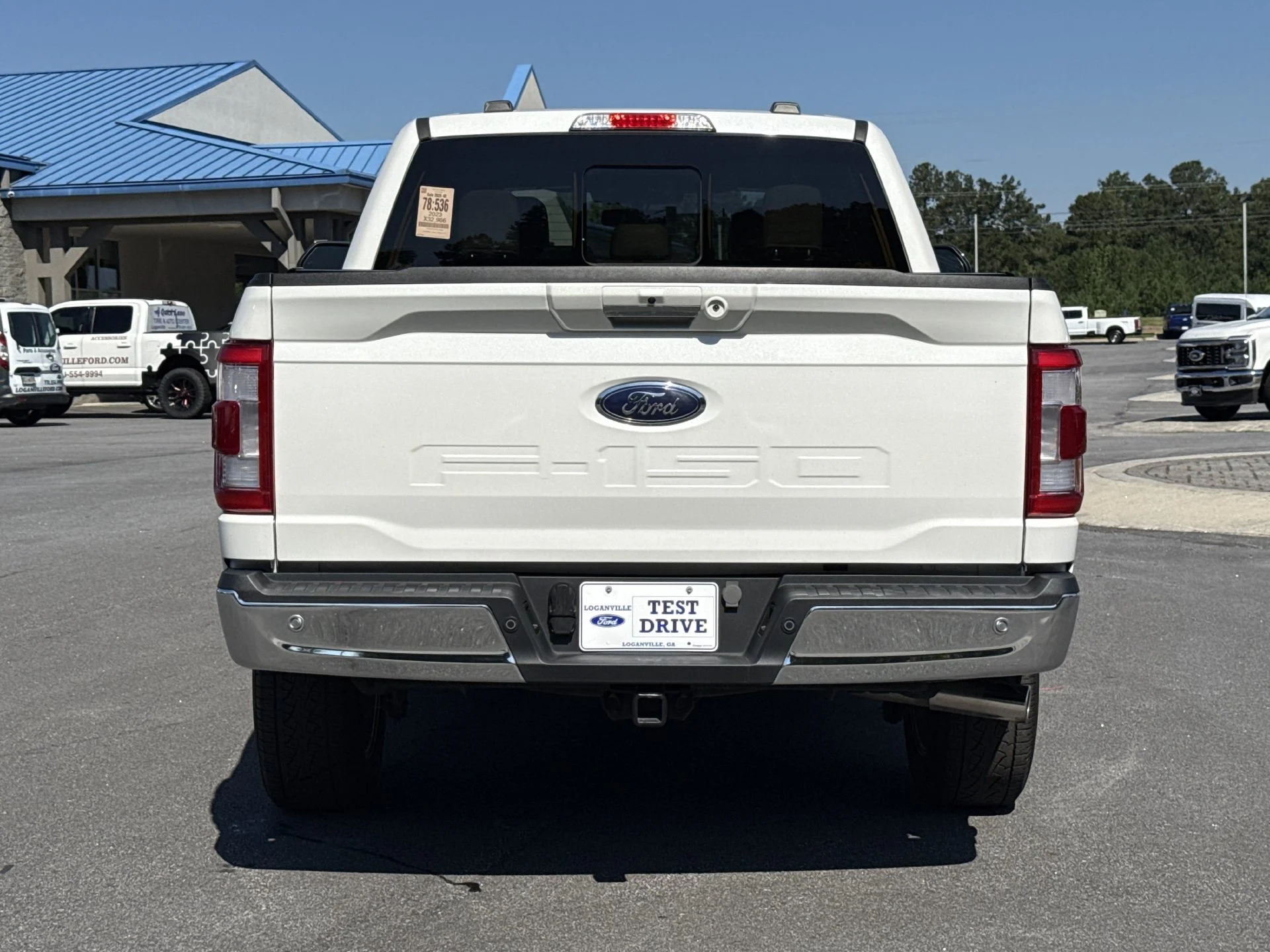 Used 2023 White Metallic Ford Lariat image 16
