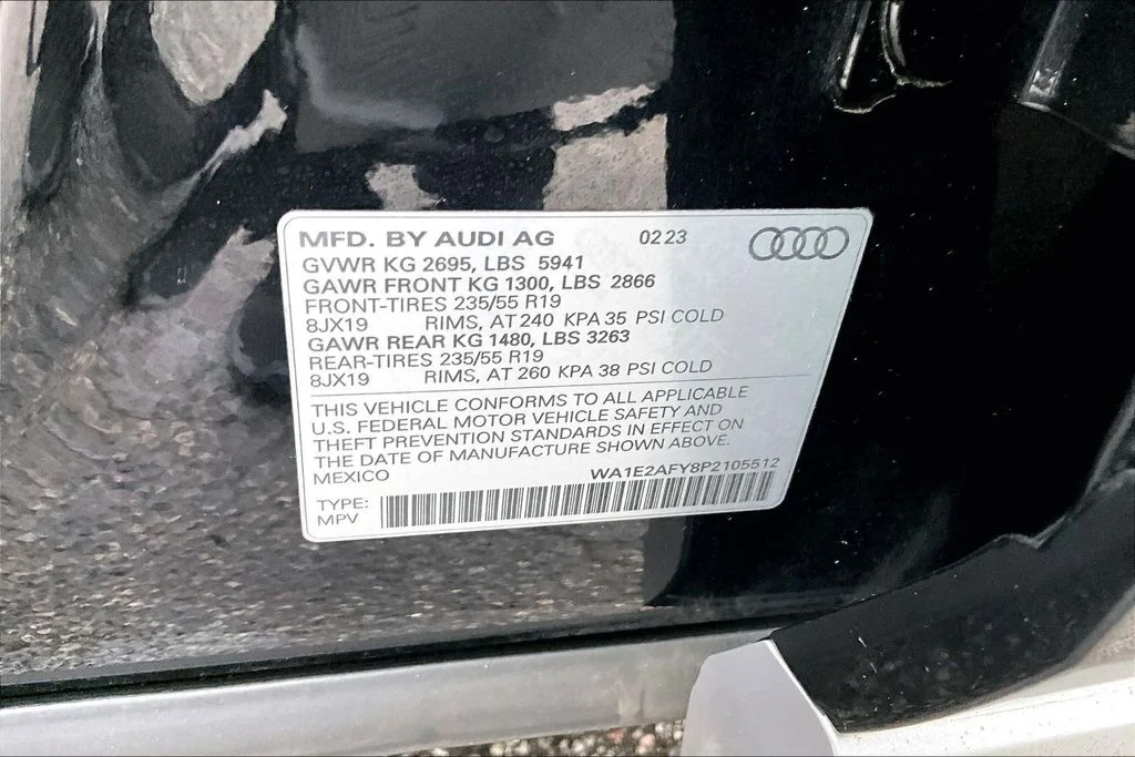 Used 2023 Black Audi 55 Premium image 19