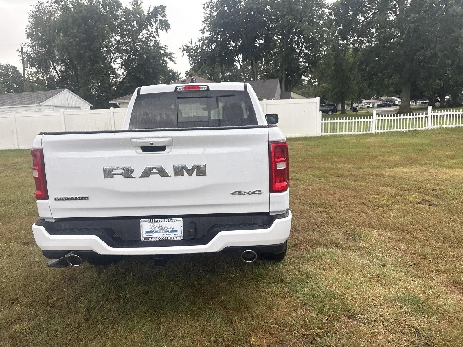 New 2026 Bright White Clearcoat Ram Laramie image 6