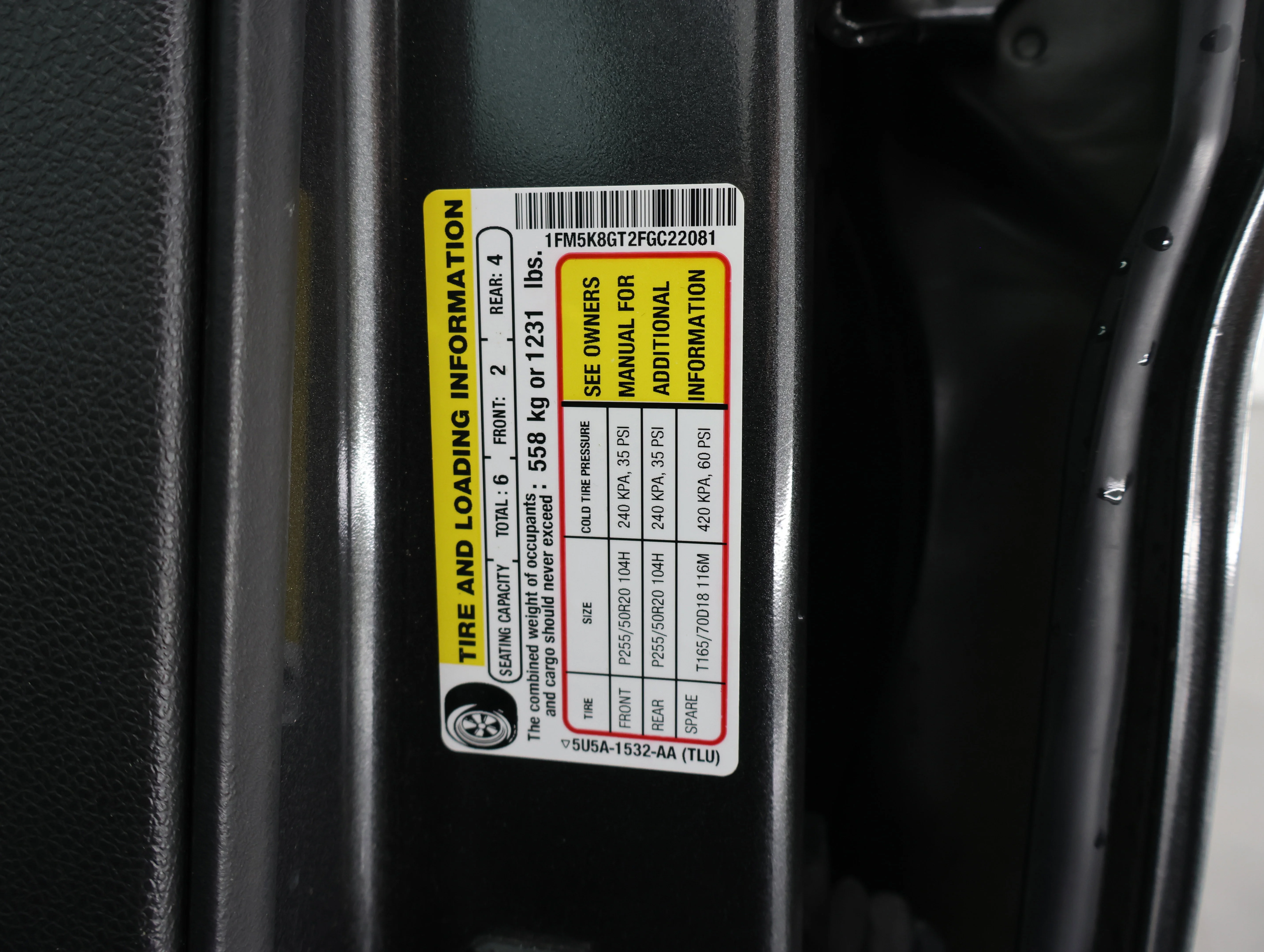 Used 2015 Magnetic Metallic Ford Sport image 59