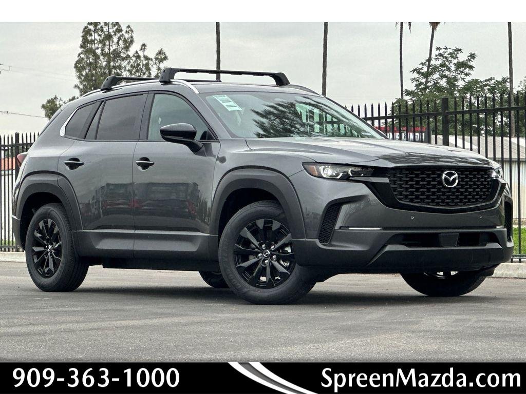 New 2026 Machine Gray Metallic Mazda Preferred AWD image 1