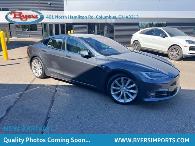 Used 2016 Midnight Silver Metallic Tesla 75D image 1