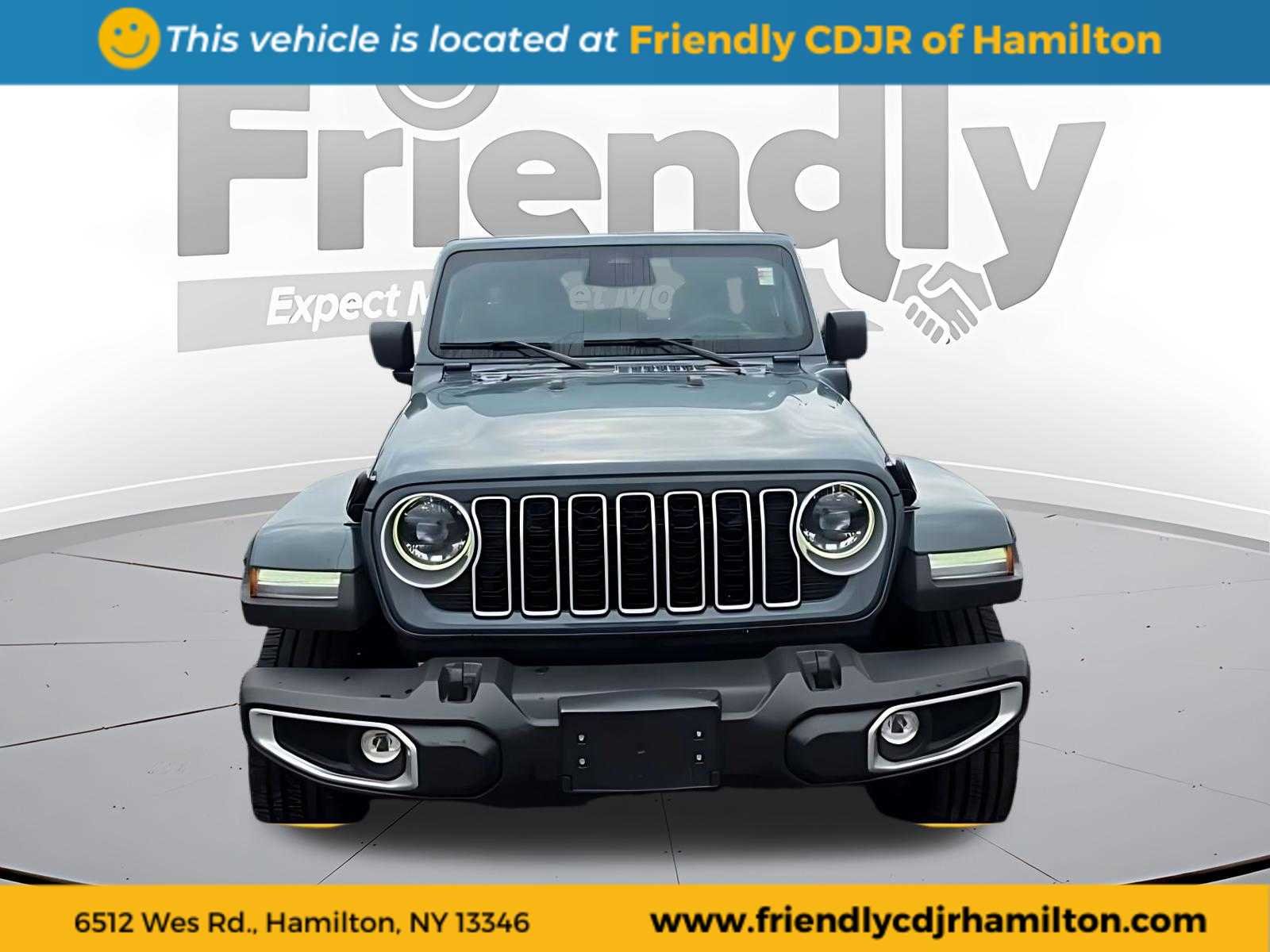 Used 2025 Jeep Wrangler 4xe Sahara 4XE with VIN 1C4RJXP6XSW583765 for sale in Penn Yan, NY