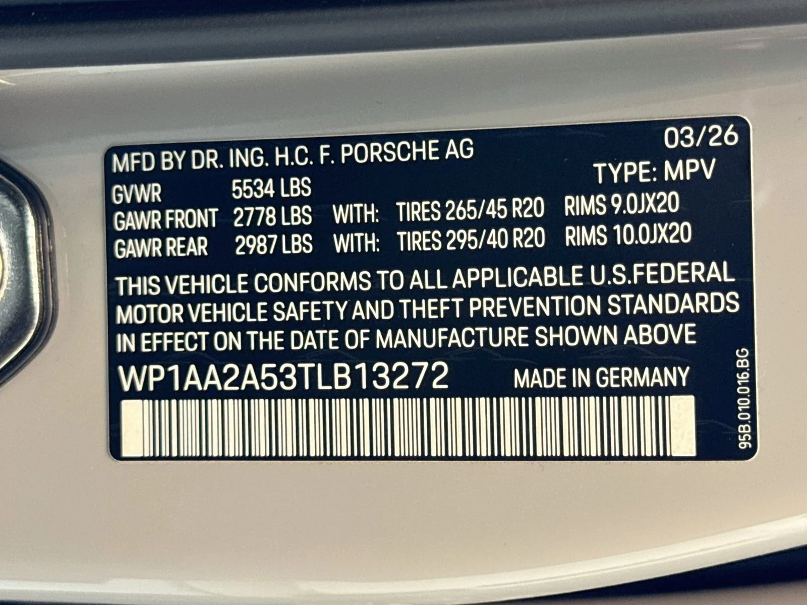 Used 2026 Chalk Porsche  image 26