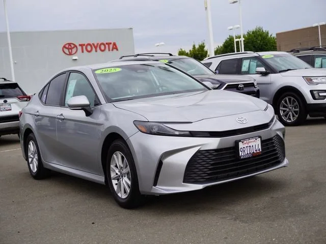 Used 2025 Celestial Silver Metallic Toyota LE image 1