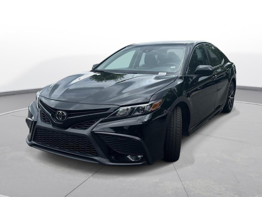Used 2024 Midnight Black Metallic Toyota SE image 2