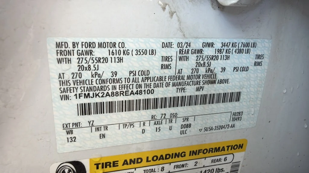 Used 2024 Oxford White Ford Limited image 7