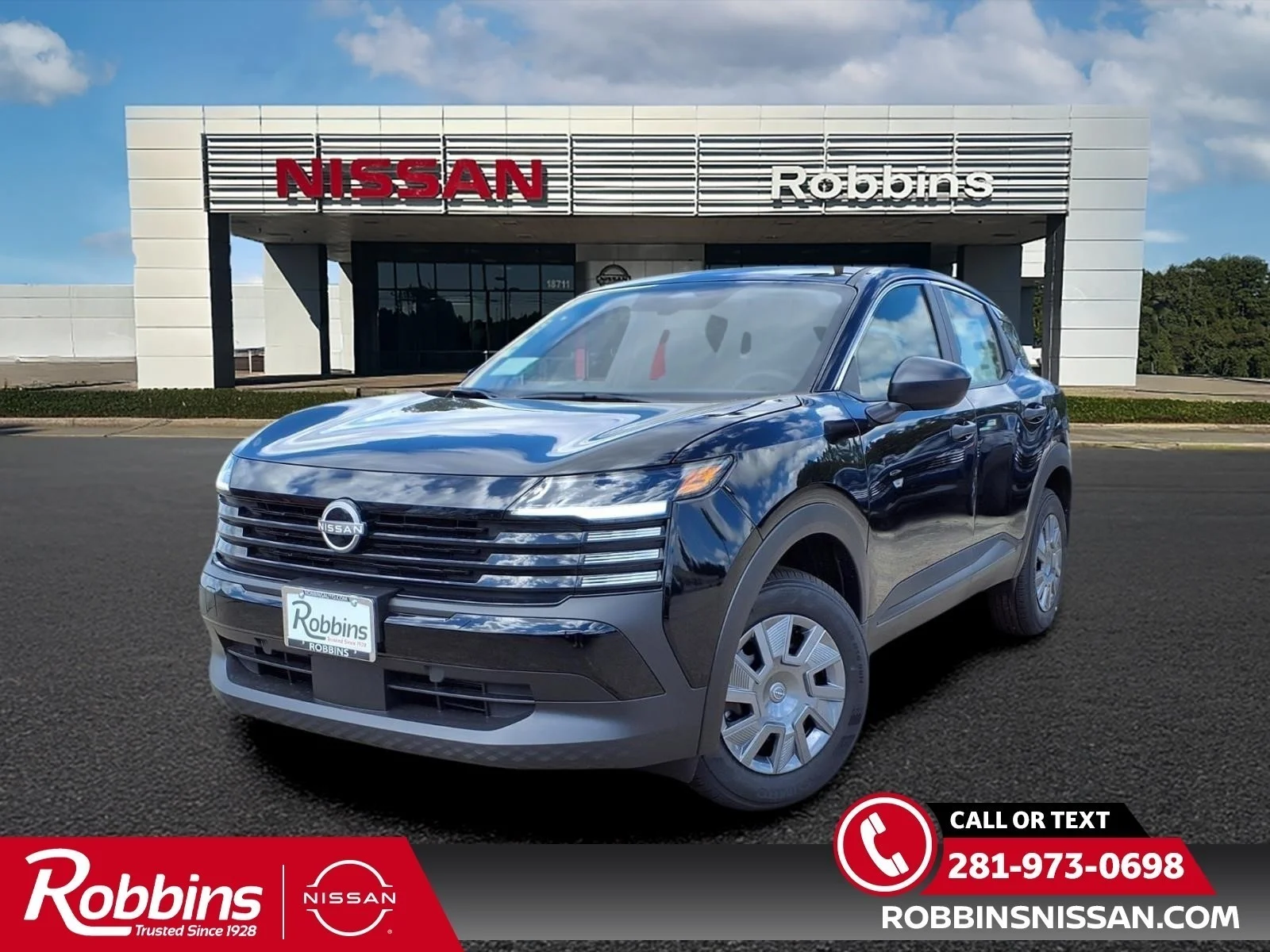 2026 Nissan Kicks S Black at Robbins Nissan